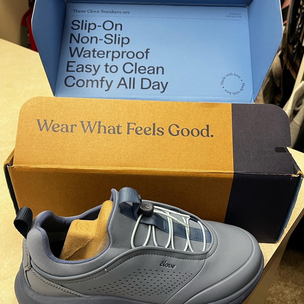 Clove Women’s Slip-On Waterproof Sneaker in Sky Blue